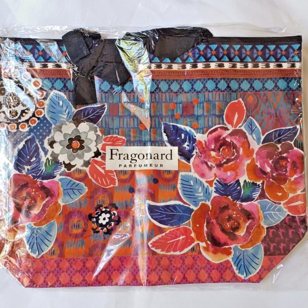 WOMENS FRAGONARD PERFUME TRAVEL BAG TOTE PURSE Reusable shopping bag